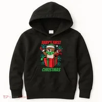 Baby's First Christmas Kids Hoodie thumb 0