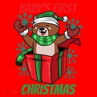 Baby's First Christmas Santa Hat thumb 1