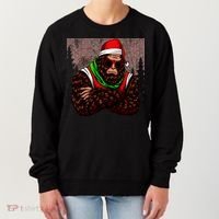 Bigfoot Funny Christmas Hipster Women's Sweatshirt thumb 0