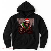 Bigfoot Funny Christmas Hipster Hoodie thumb 0