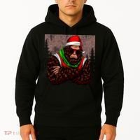 Bigfoot Funny Christmas Hipster Hoodie thumb 2