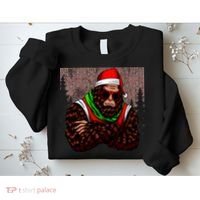 Bigfoot Funny Christmas Hipster Sweatshirt thumb 2