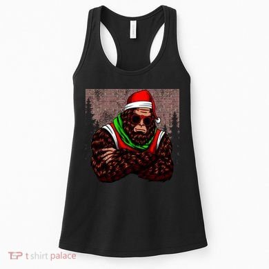 Bigfoot Funny Christmas Hipster Women's Tank Top