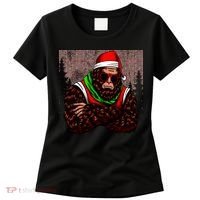 Bigfoot Funny Christmas Hipster Women's T-Shirt thumb 0