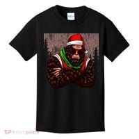 Bigfoot Funny Christmas Hipster Kids T-Shirt thumb 0