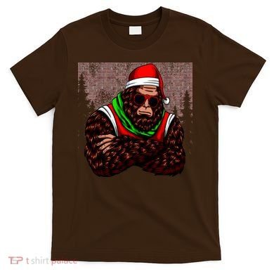 Bigfoot Funny Christmas Hipster T-Shirt