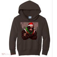 Bigfoot Funny Christmas Hipster Kids Hoodie thumb 0