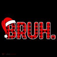 Bruh Funny Christmas Plaid Teens Xmas Pajamas Coffee Mug thumb 5
