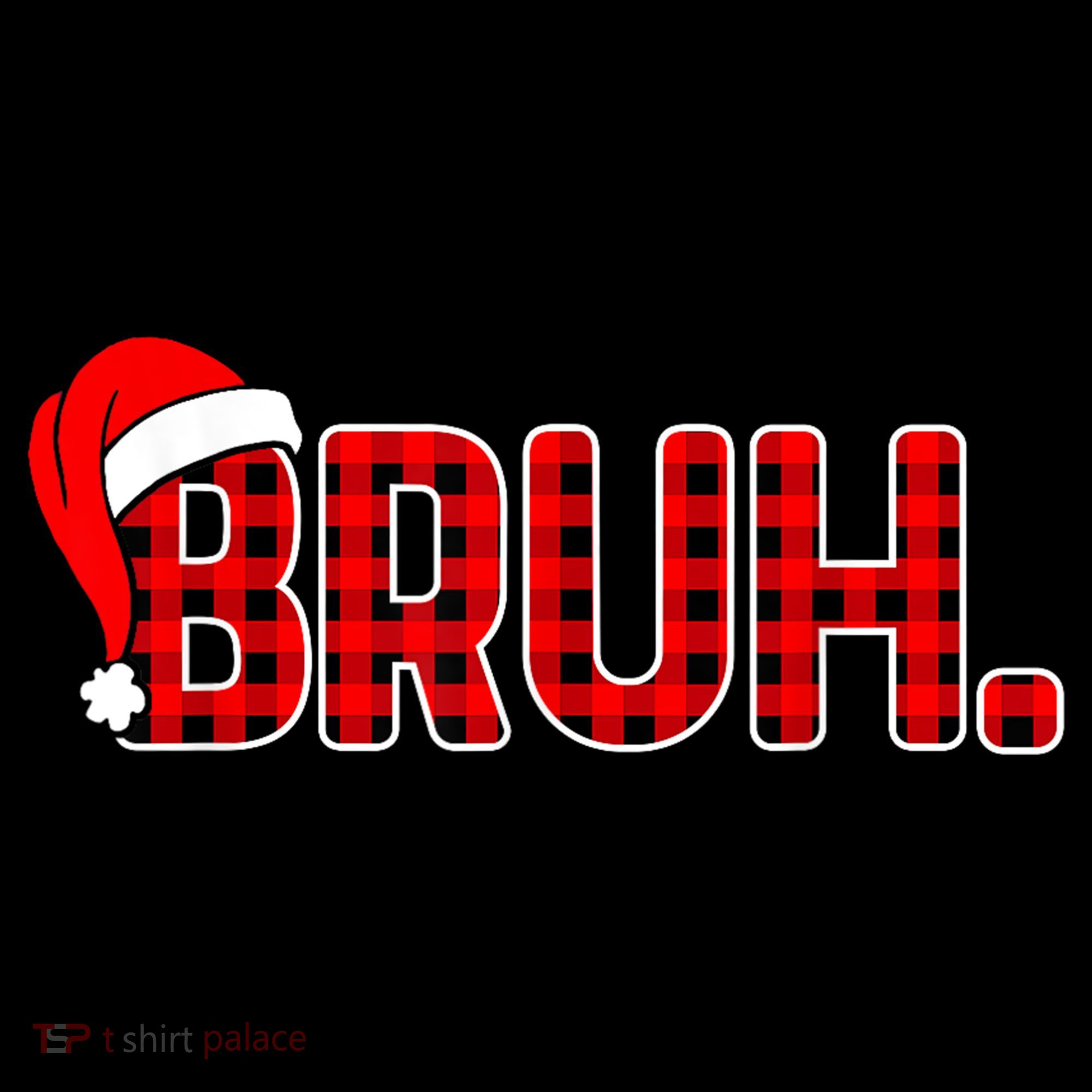 Bruh Funny Christmas Plaid Teens Xmas Pajamas Coffee Mug