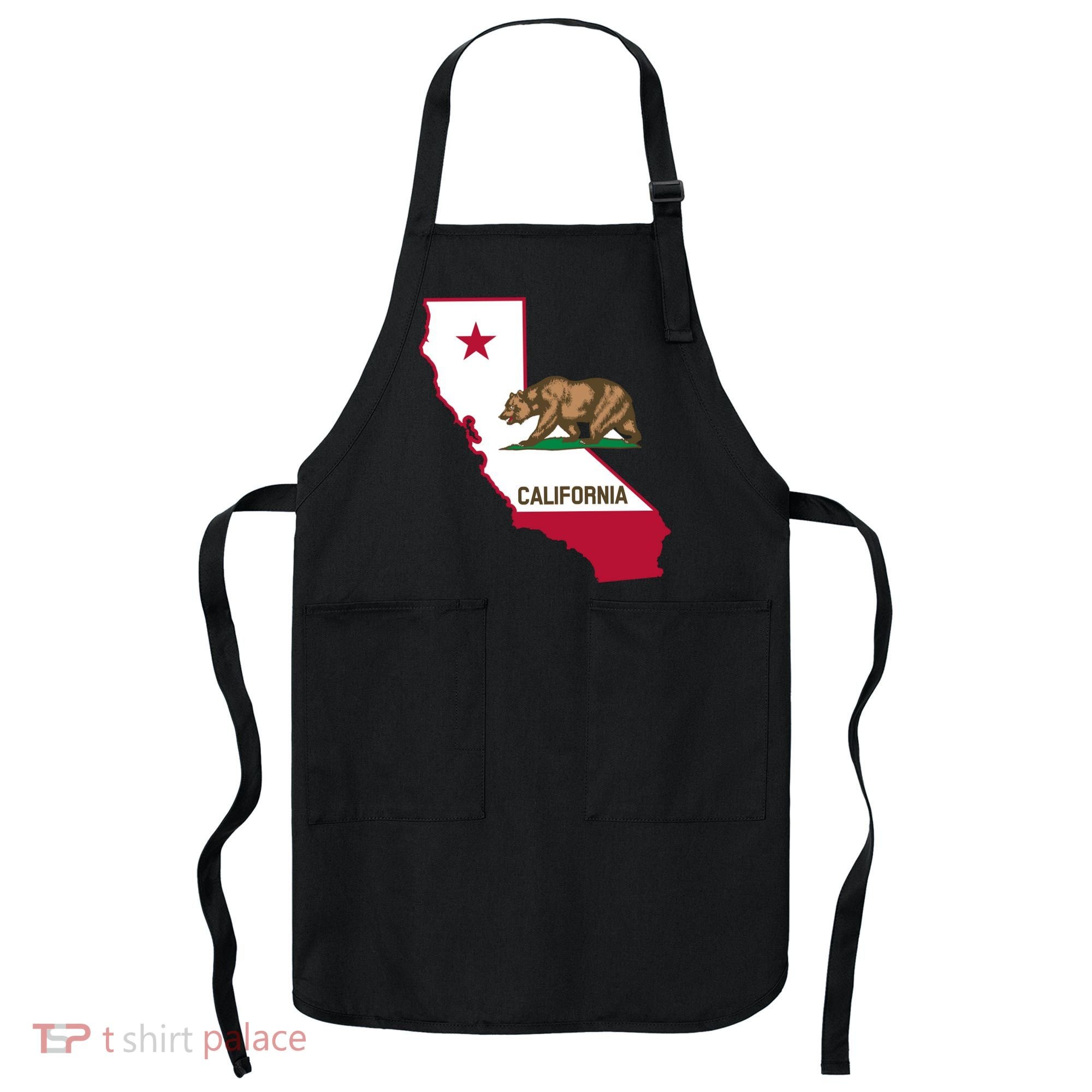 Bear Flag. California Republic State Flag Of California Apron