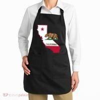 Bear Flag. California Republic State Flag Of California Apron thumb 2