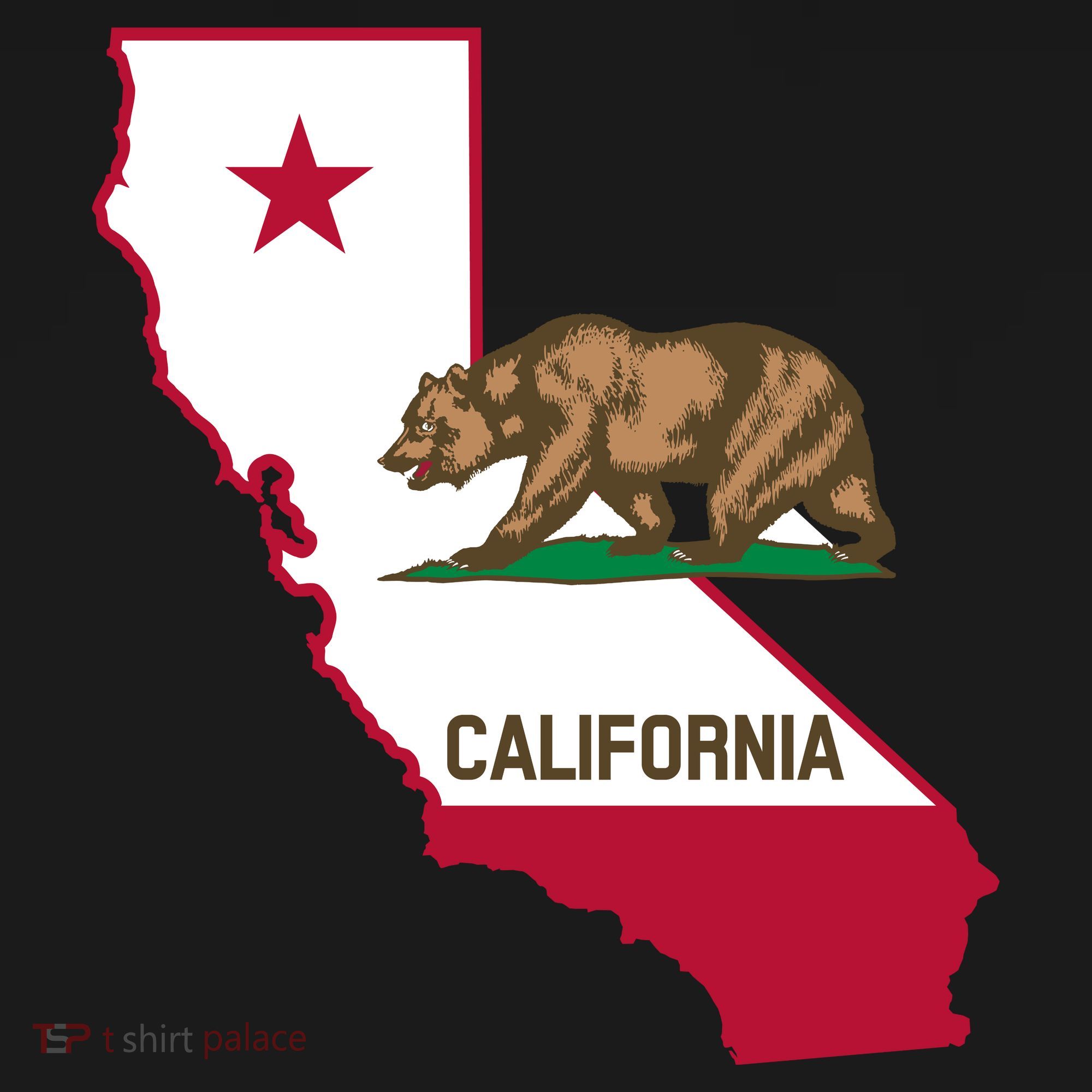 Bear Flag. California Republic State Flag Of California Sweatshirt