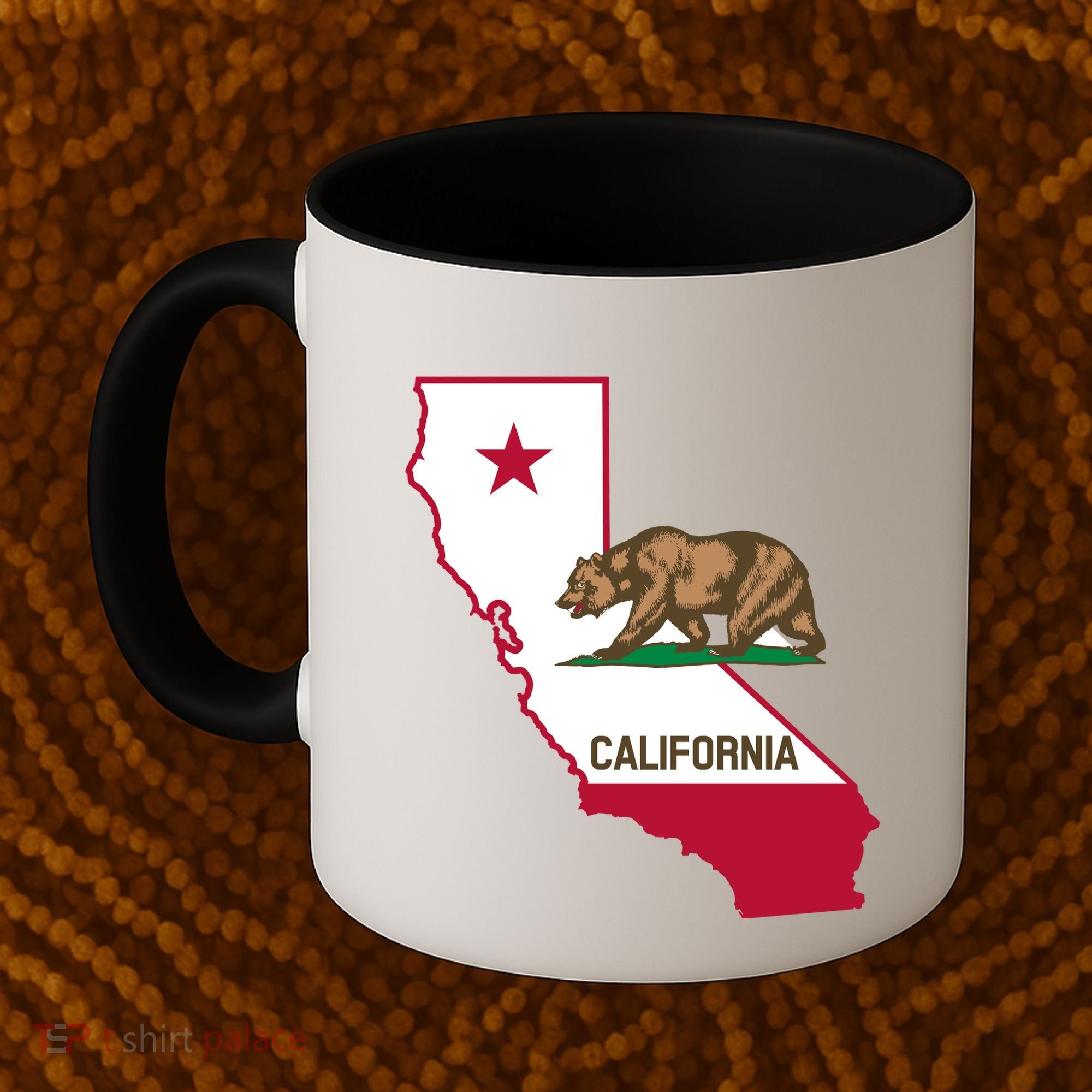 Bear Flag. California Republic State Flag Of California Coffee Mug