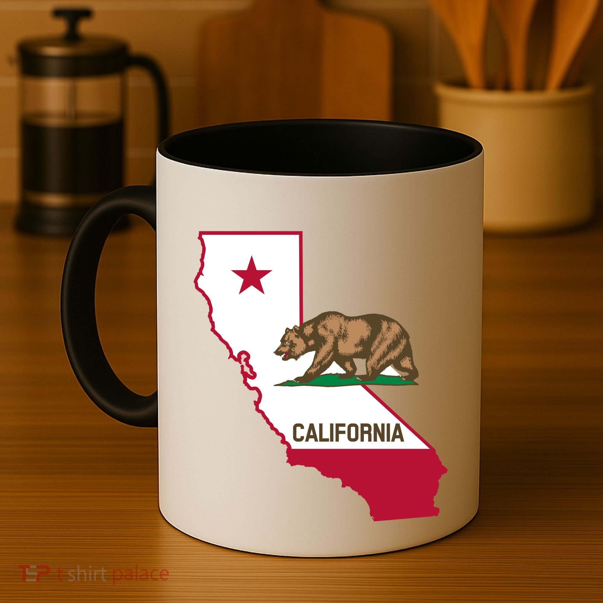 Bear Flag. California Republic State Flag Of California Coffee Mug