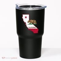 Bear Flag. California Republic State Flag Of California Tumbler thumb 0