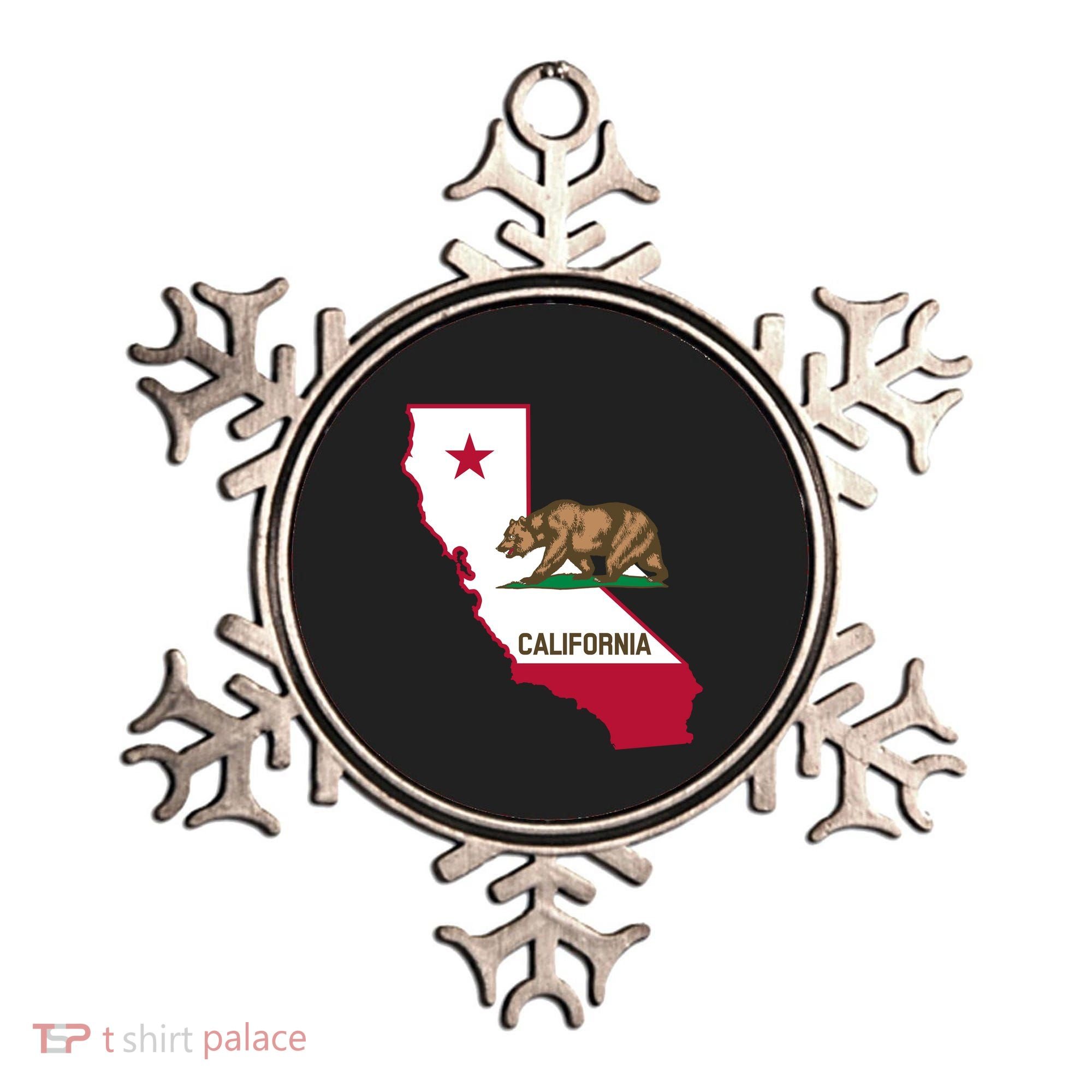 Bear Flag. California Republic State Flag Of California Ornament