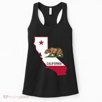 Bear Flag. California Republic State Flag Of California Women's Tank Top thumb 0