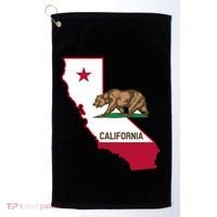 Bear Flag. California Republic State Flag Of California Golf Towel thumb 0