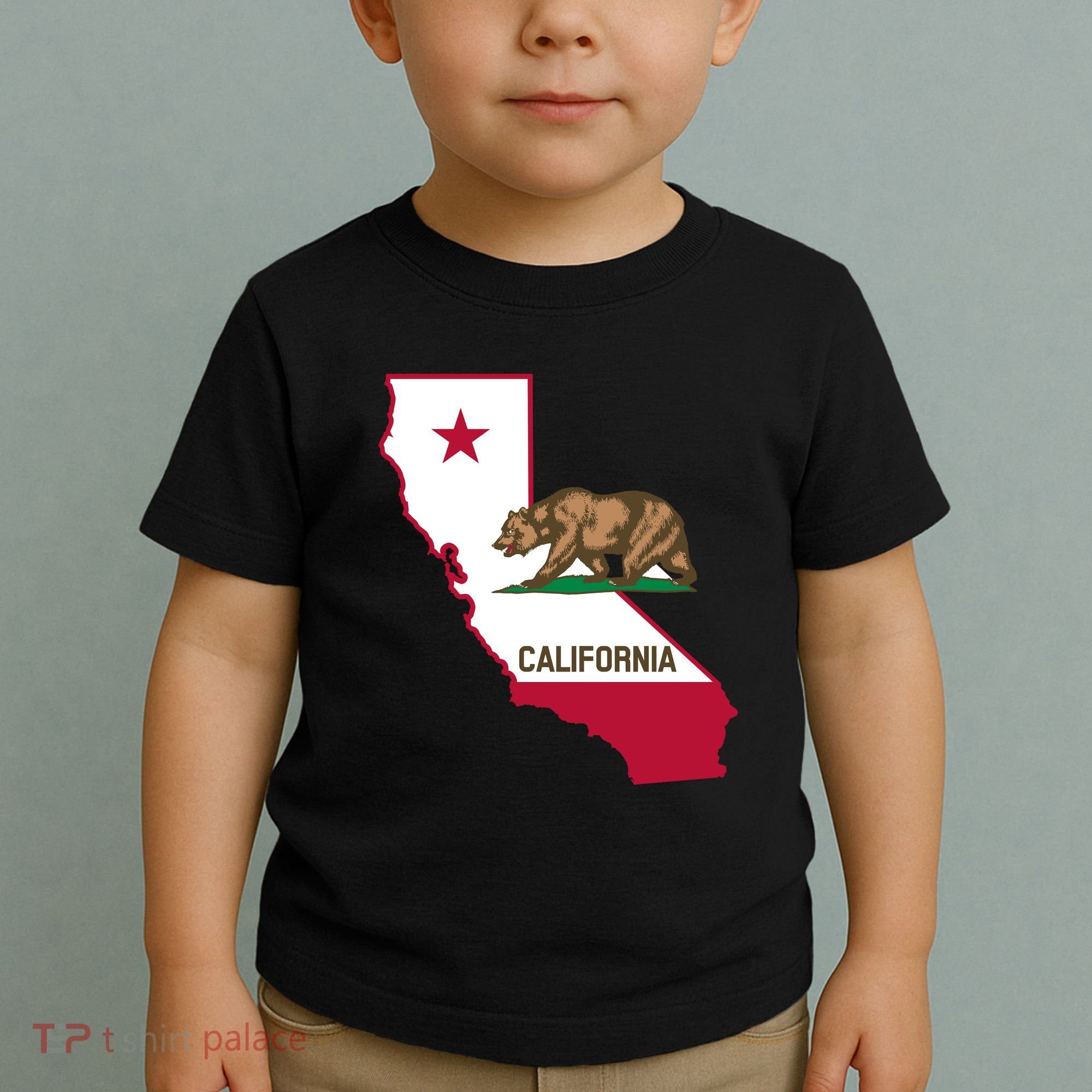 Bear Flag. California Republic State Flag Of California Toddler T-Shirt