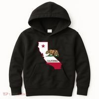 Bear Flag. California Republic State Flag Of California Kids Hoodie thumb 0