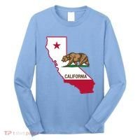 Bear Flag. California Republic State Flag Of California Long Sleeve Shirt thumb 0