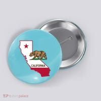 Bear Flag. California Republic State Flag Of California Button thumb 0