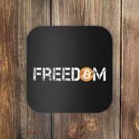 Bitcoin = Freedom Crypto Cryptocurrency Trading Trader Gift Coaster thumb 0