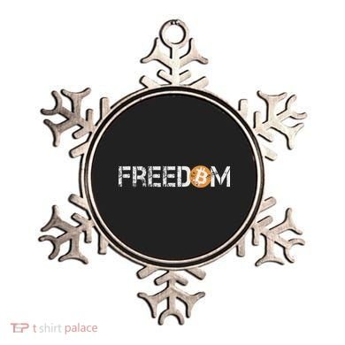 Bitcoin = Freedom Crypto Cryptocurrency Trading Trader Gift Ornament