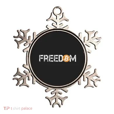 Bitcoin = Freedom Crypto Cryptocurrency Trading Trader Gift Ornament