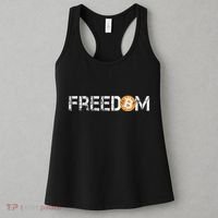 Bitcoin = Freedom Crypto Cryptocurrency Trading Trader Gift Women's Tank Top thumb 3