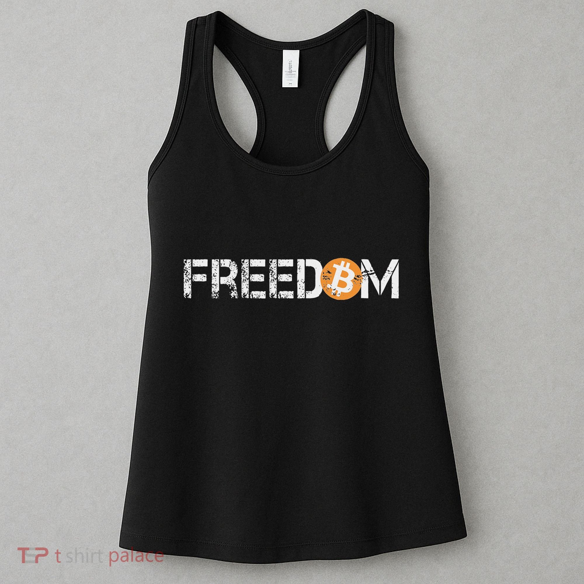 Bitcoin = Freedom Crypto Cryptocurrency Trading Trader Gift Women's Tank Top