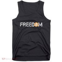 Bitcoin = Freedom Crypto Cryptocurrency Trading Trader Gift Tank Top thumb 0