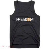 Bitcoin = Freedom Crypto Cryptocurrency Trading Trader Gift Tank Top thumb 0