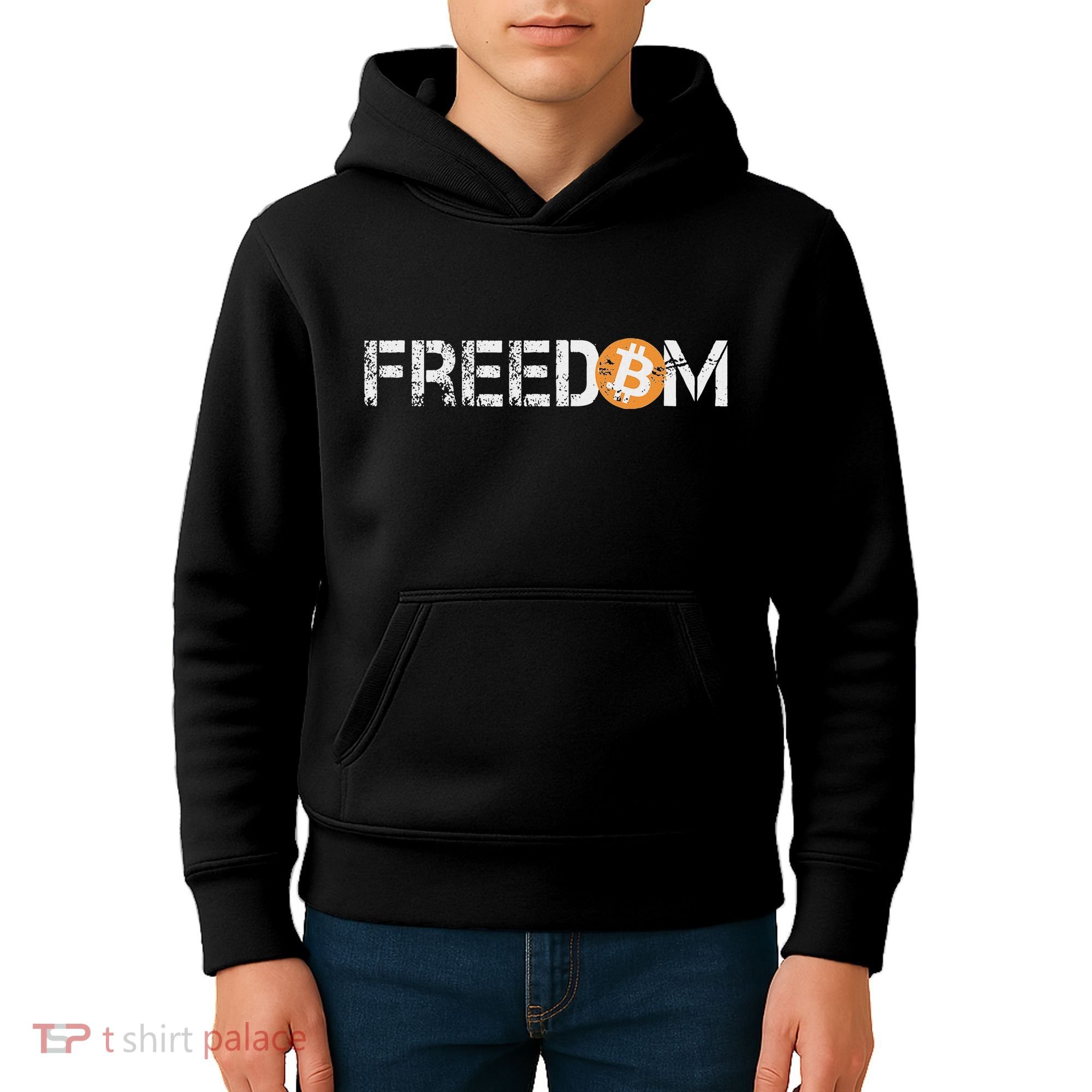 Bitcoin = Freedom Crypto Cryptocurrency Trading Trader Gift Kids Hoodie