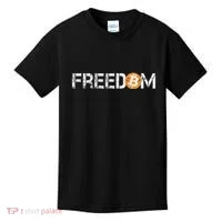 Bitcoin = Freedom Crypto Cryptocurrency Trading Trader Gift Kids T-Shirt thumb 0