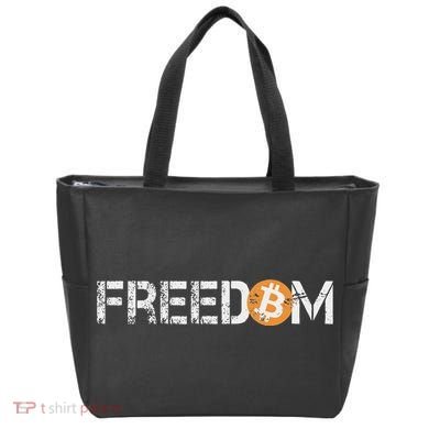 Bitcoin = Freedom Crypto Cryptocurrency Trading Trader Gift Tote Bag