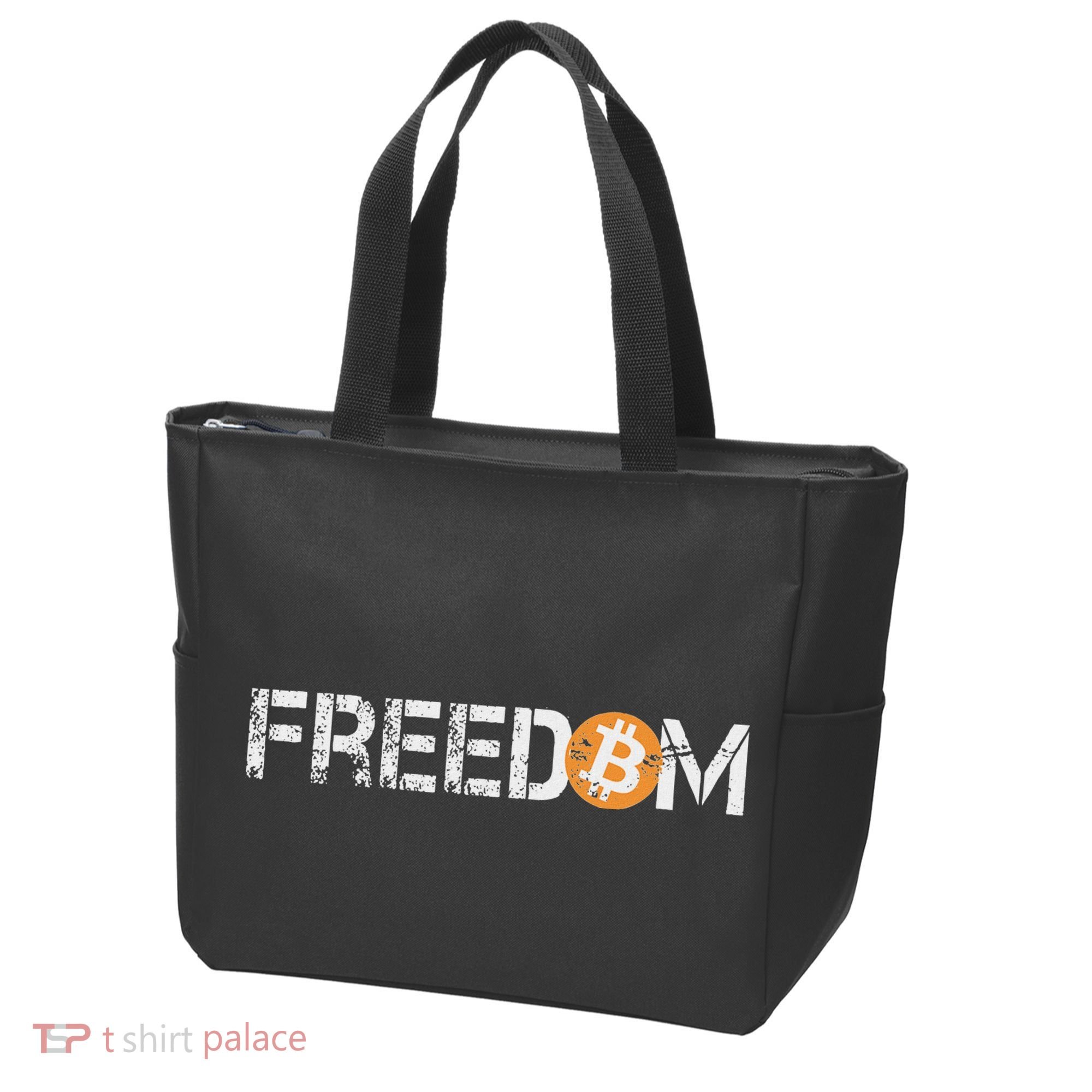 Bitcoin = Freedom Crypto Cryptocurrency Trading Trader Gift Tote Bag