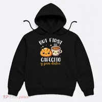 But First Cafecito Y Pan Dulce Concha Mexican Coffee Lover Hoodie thumb 0