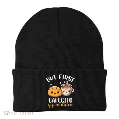 But First Cafecito Y Pan Dulce Concha Mexican Coffee Lover Beanie