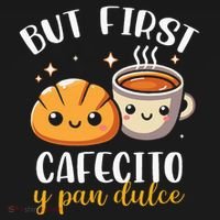 But First Cafecito Y Pan Dulce Concha Mexican Coffee Lover Visor thumb 3