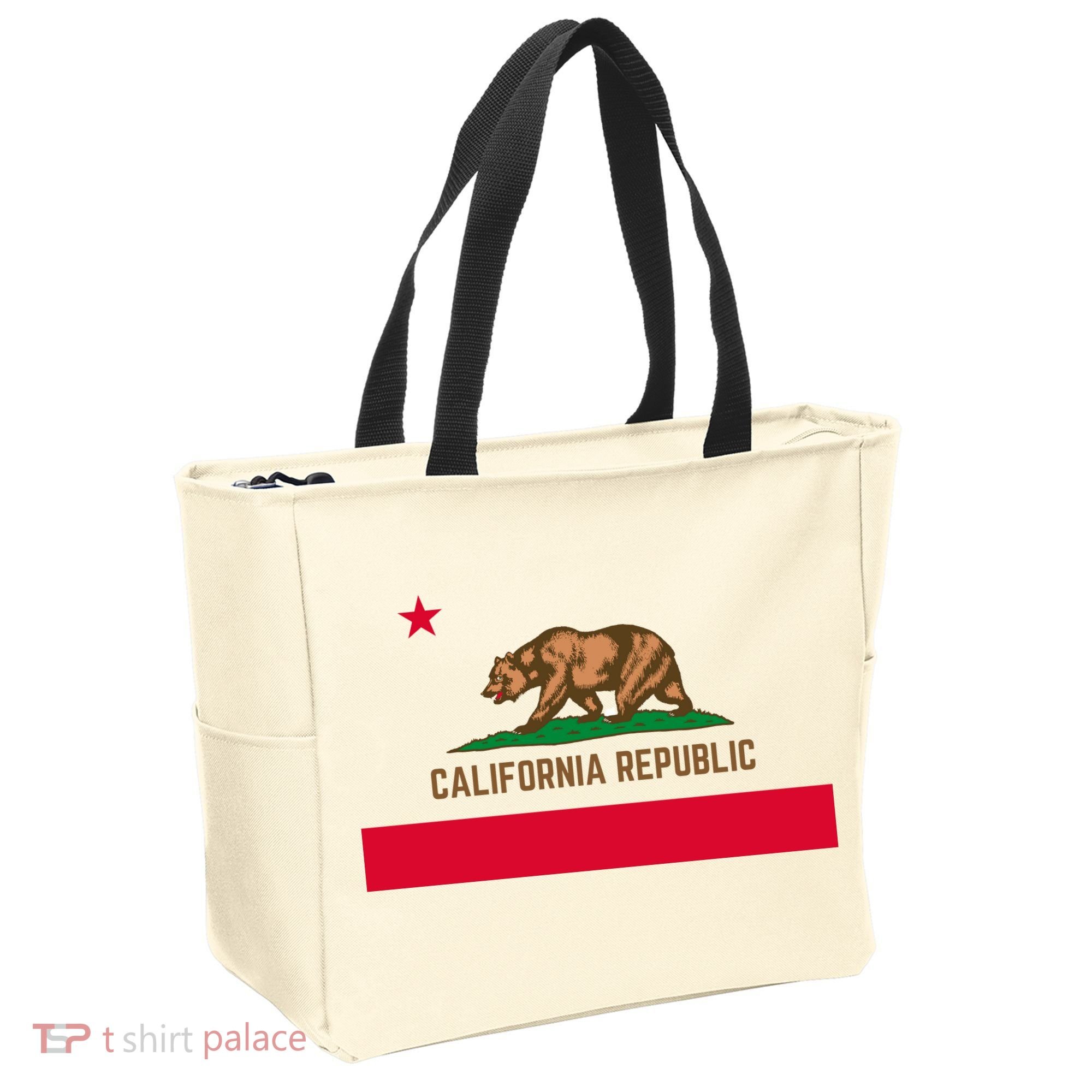 Bear Flag. California Republic State Flag Of California Tote Bag