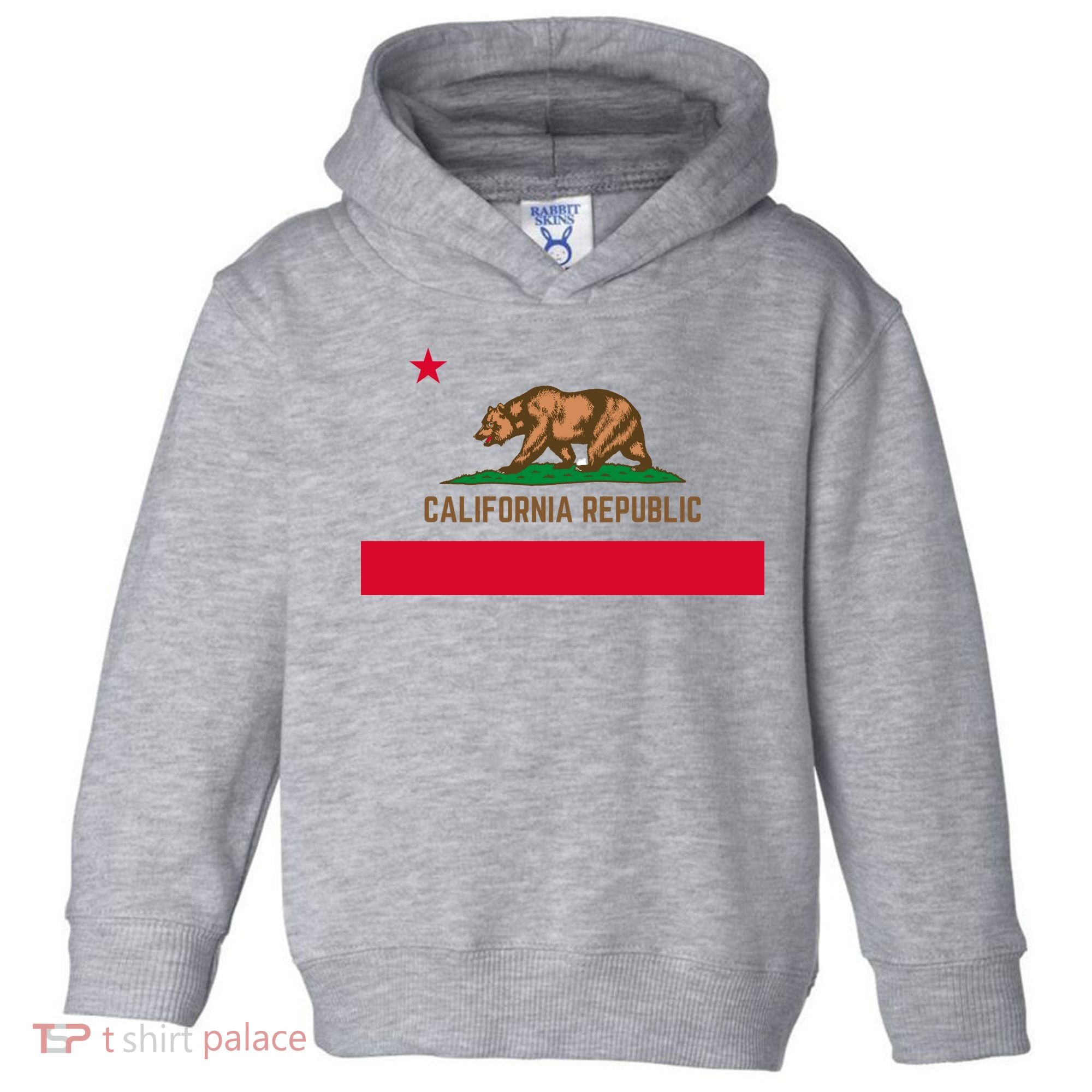 Bear Flag. California Republic State Flag Of California Toddler Hoodie