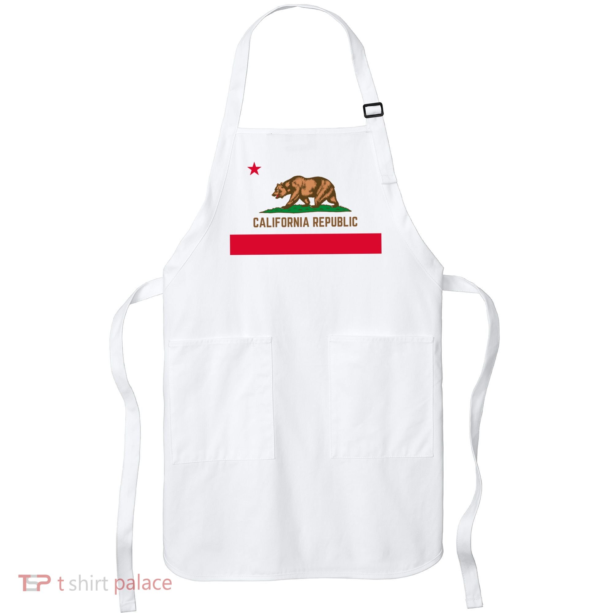 Bear Flag. California Republic State Flag Of California Apron