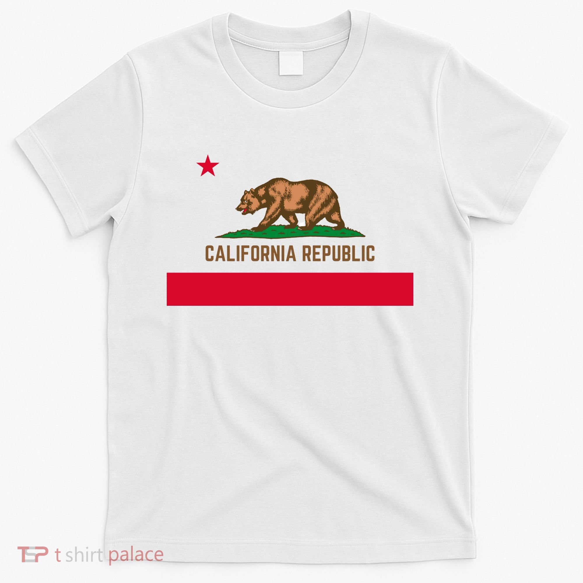 Bear Flag. California Republic State Flag Of California T-Shirt