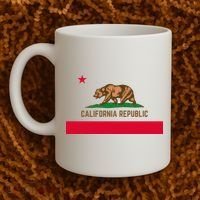 Bear Flag. California Republic State Flag Of California Coffee Mug thumb 2