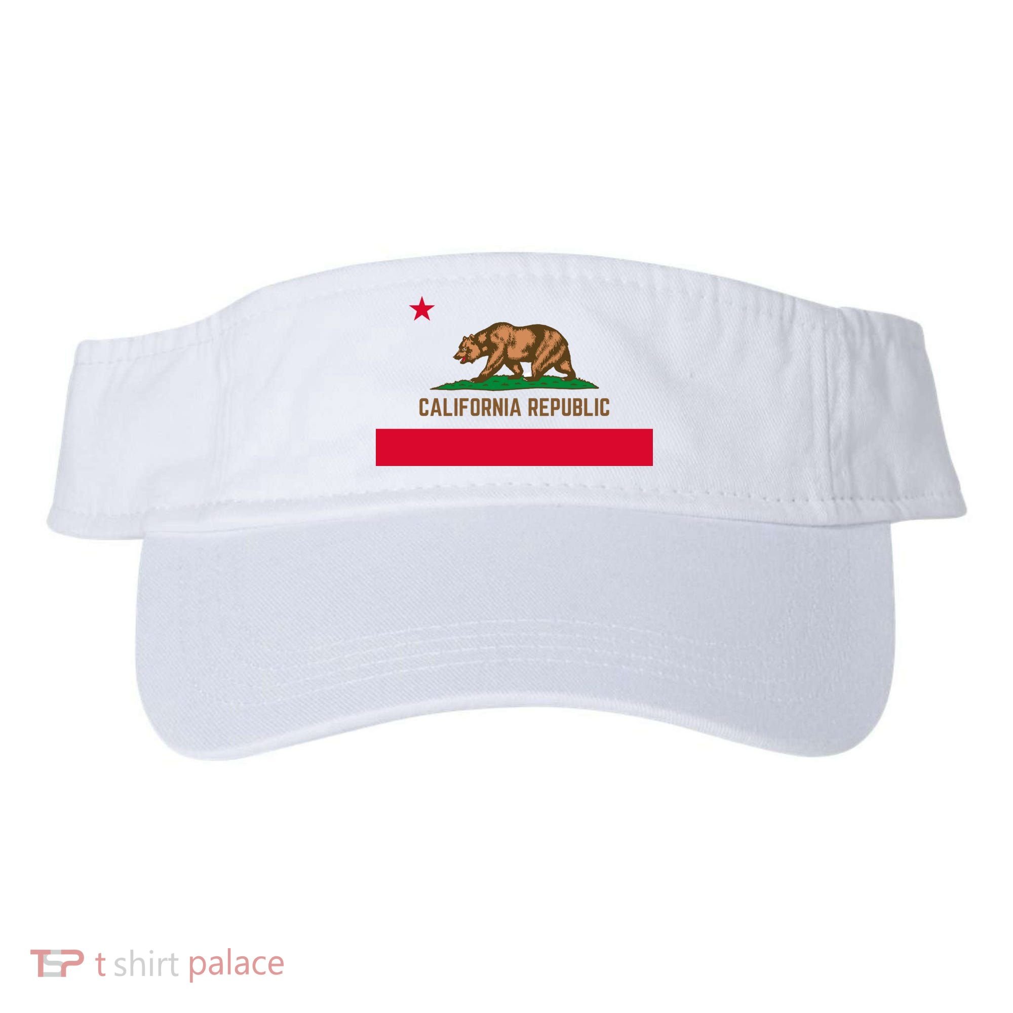 Bear Flag. California Republic State Flag Of California Visor