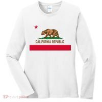 Bear Flag. California Republic State Flag Of California Women's Long Sleeve Shirt thumb 0