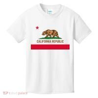 Bear Flag. California Republic State Flag Of California Kids T-Shirt thumb 0
