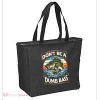 Bass Fishing DonT Be A Dumb Bass Tote Bag thumb 2