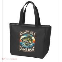Bass Fishing DonT Be A Dumb Bass Tote Bag thumb 3